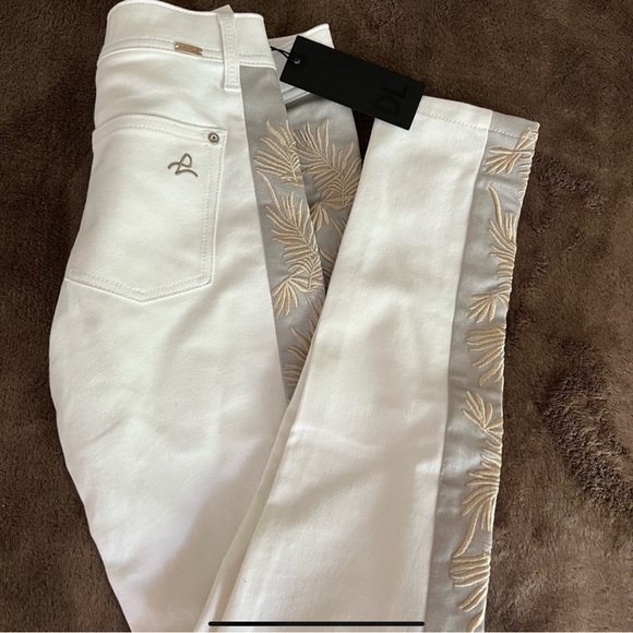 DL 1961 Denim - Gorgeous NWT DL1961 white jean leggings Sz 25 EMMA runway collection